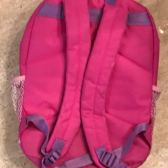 Disney Backpack Pink Mickey Mouse Dots Crazy!!! - Picture 3 of 4